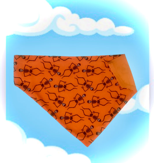 Orange Skeletons Bandana