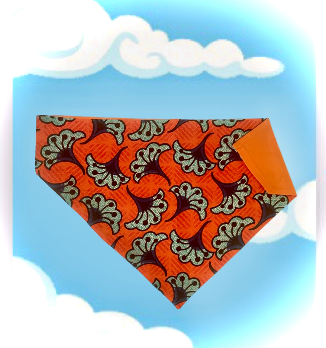 African Orange Bandana