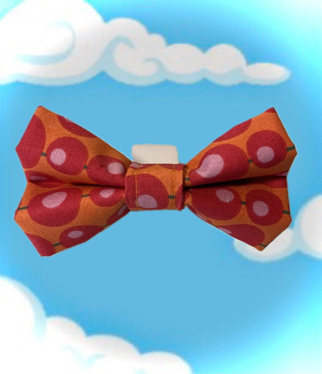 RETRO ORANGE OLIVES Bow Tie