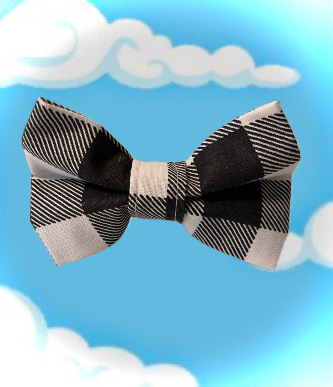 BLACK AND WHITE BUFFALO CHECKS Bow Tie